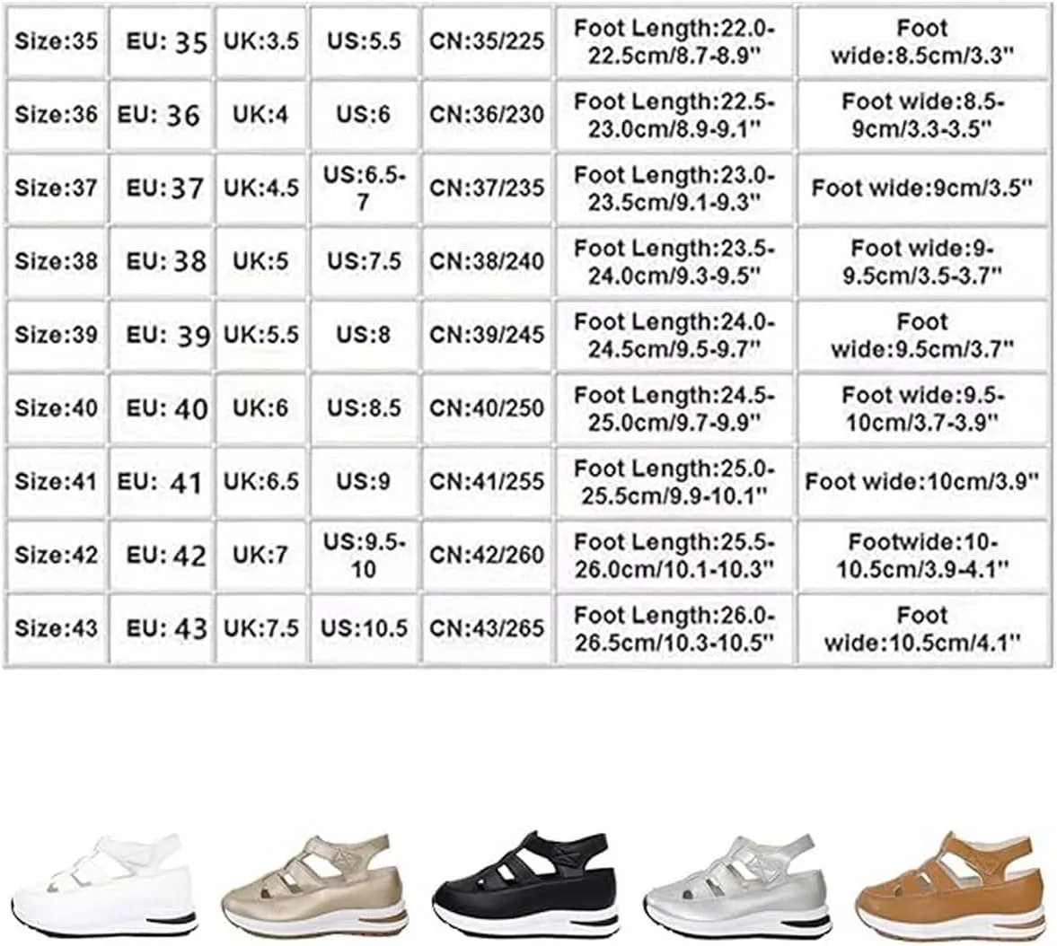 2025 New Bootara Women'S Plus Size Hollow-Out Casual Sandals,Closed Toe Platform Sandals Height-Boosting Thick Sole