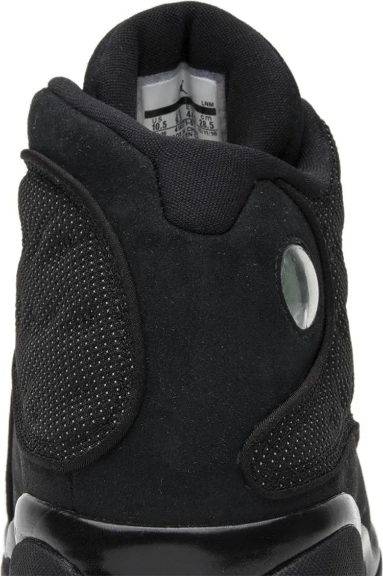 Air Jordan 13 Retro Black Cat Sneakers, black
