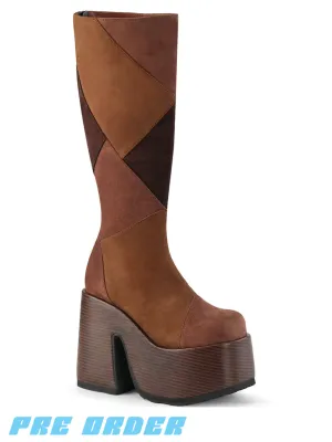 DEMONIA CAMEL-280 - BROWN VEGAN SUEDE ✰ PRE ORDER ✰