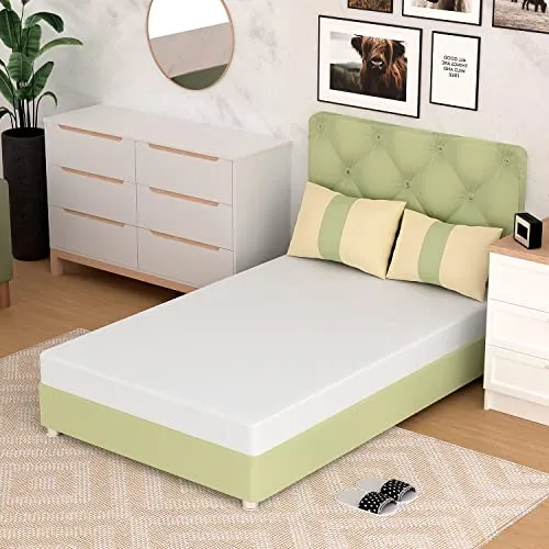 FDW 5 Inch Gel Memory Foam Mattress Medium-Firm Mattress for Pressure Relief & Cooler Sleep Mattress for Kid Adults CertiPUR-US Certified Mattress in a Box,Twin