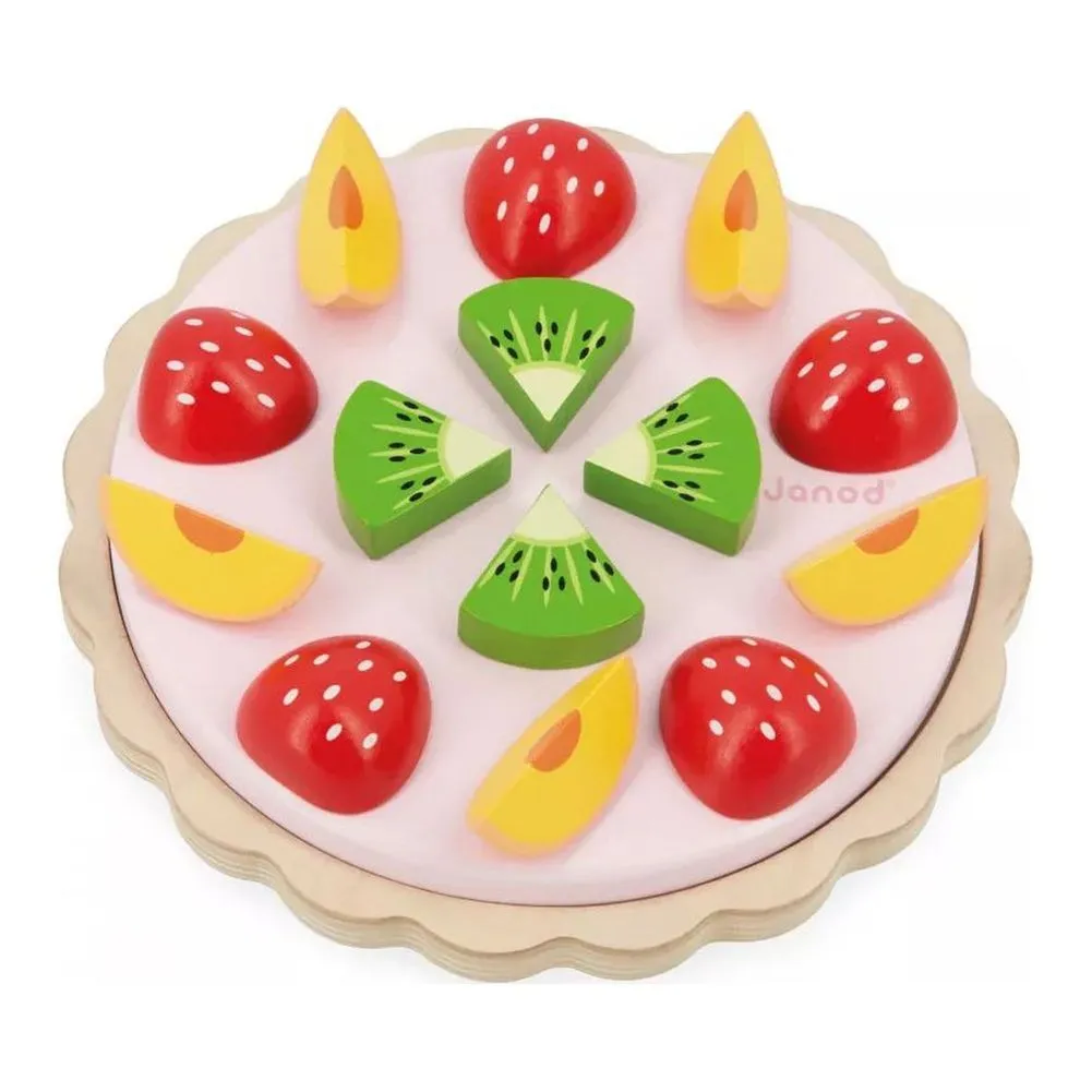 Janod Twist My First Fruit Pie Wooden Toy Set