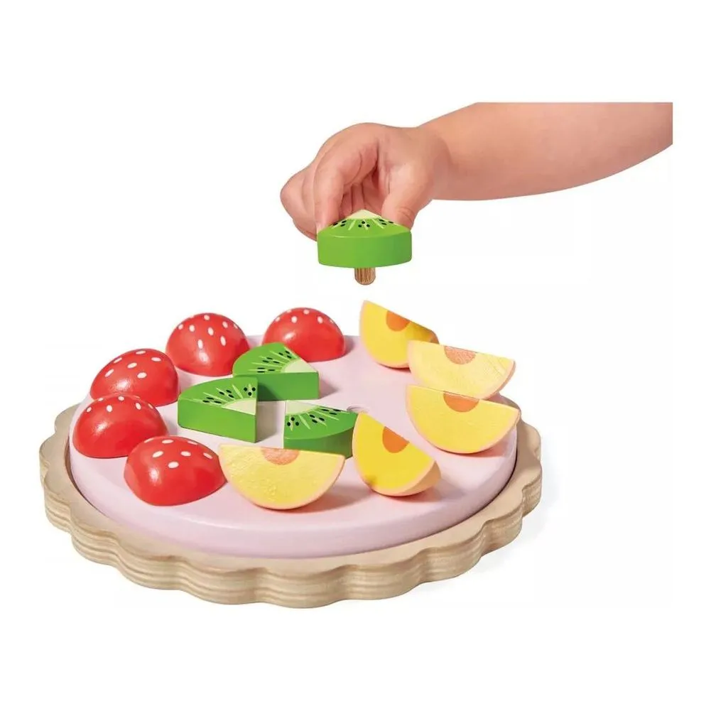 Janod Twist My First Fruit Pie Wooden Toy Set