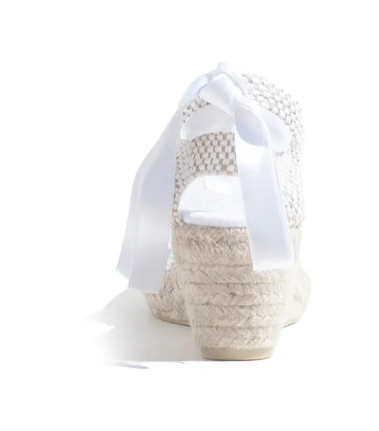 Lola 5 Espadrilles White Macrame
