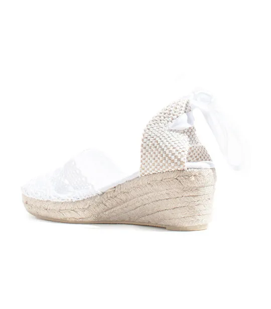 Lola 5 Espadrilles White Macrame
