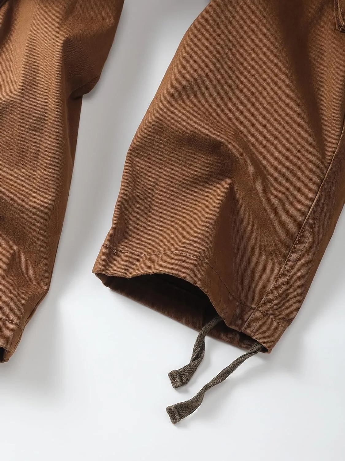 Men's Camo BDU Cargo Tactical Ripstop Casual Lightweight Baggy Combat 100% Cotton Pants with 8 Pockets(No Belt)