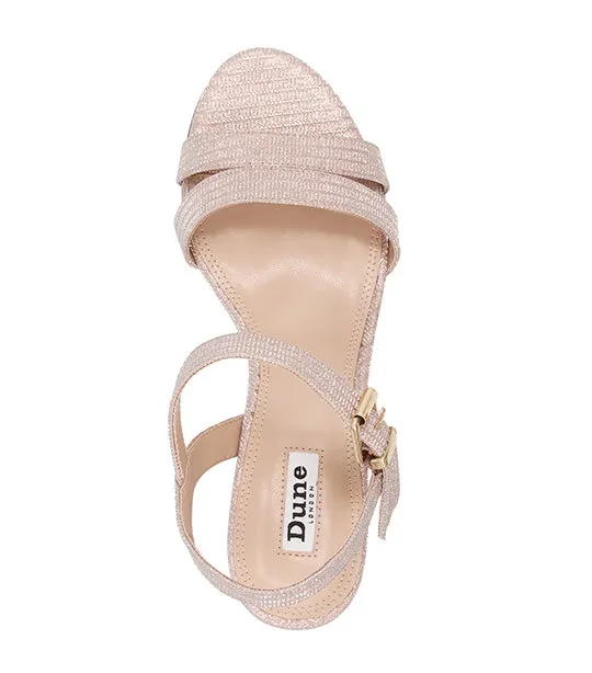Merisa Block Heel Rose Gold
