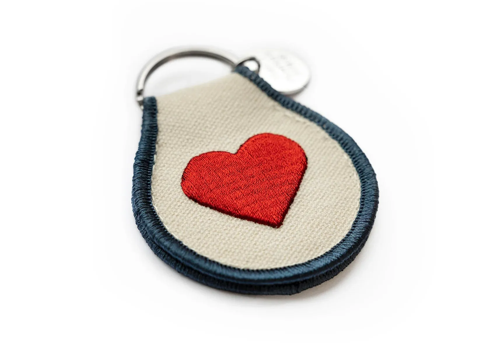 Patch Keychain - Classic Heart