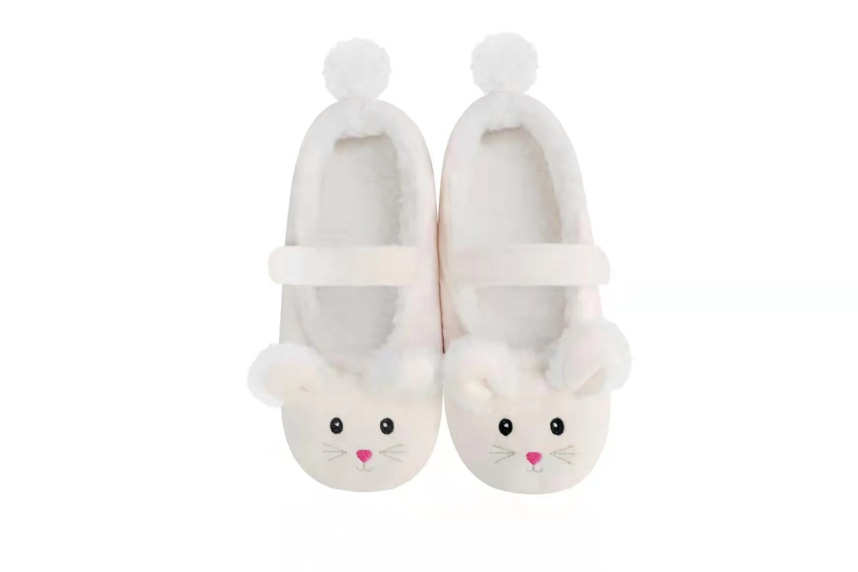 Toddler MaryJane Barnyard Animal Slippers
